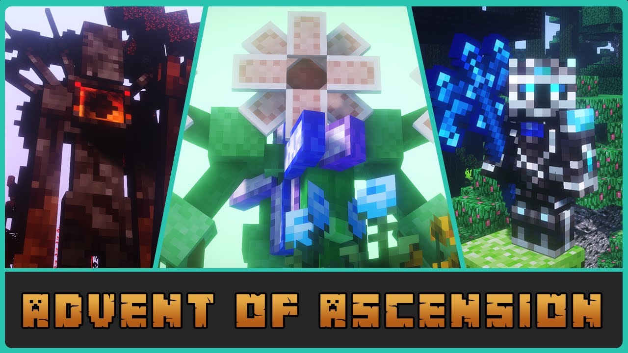 Minecraft: - Демонстрация мода Advent of Ascension [1.12.2]