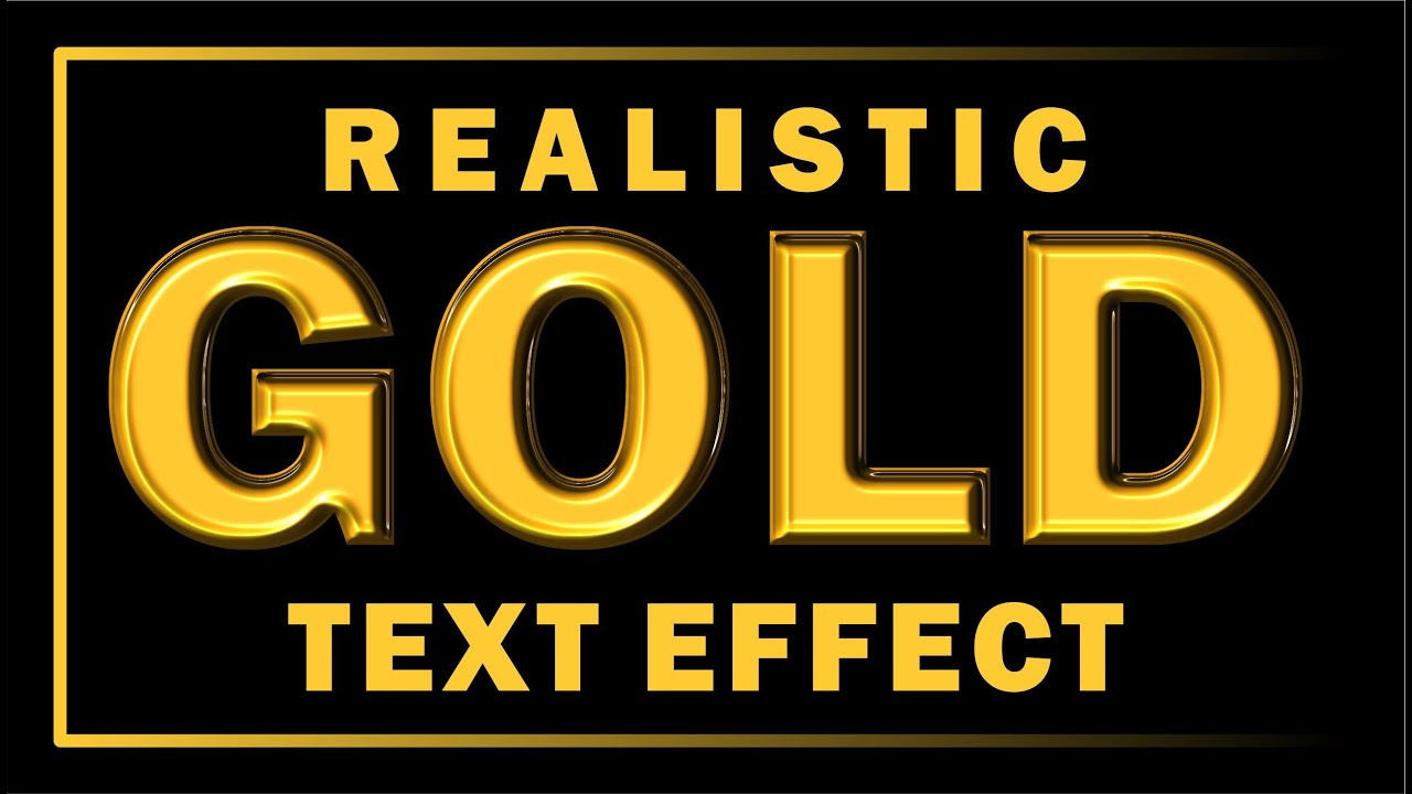 Realistic Gold Text Effect in CorelDRAW | Very Simple Method | Unik Adlab