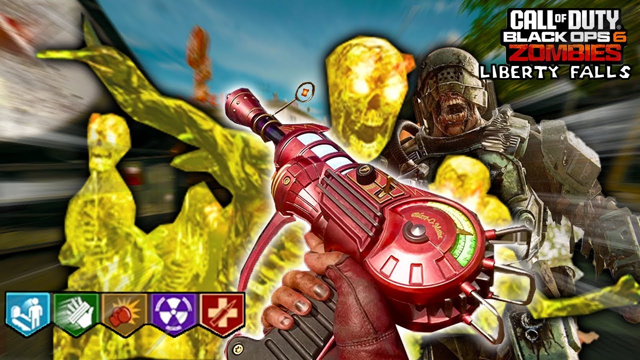 BLACK OPS 6 ZOMBIES: LIBERTY FALLS GAMEPLAY (NO COMMENTARY)