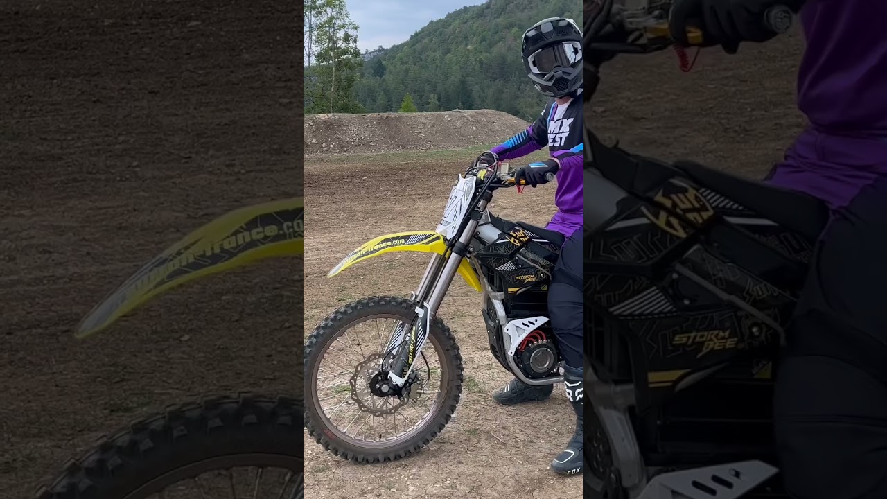 ⚠️Attention⚠️ il y a une marche arri&egrave;re sur la Storm Bee !!! ⚡️#moto #motorcycle #offroad #rider