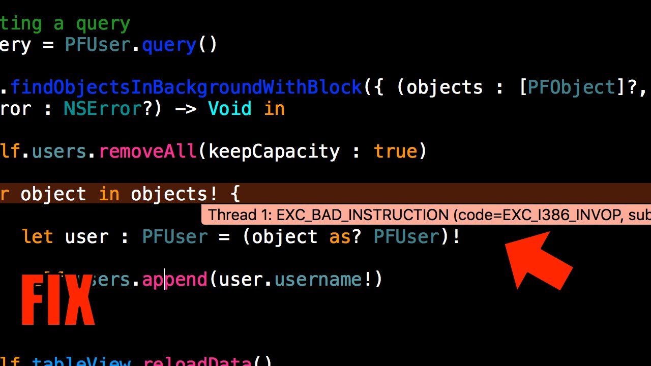 Unexpectedly Found Nil While Unwrapping An Optional Value