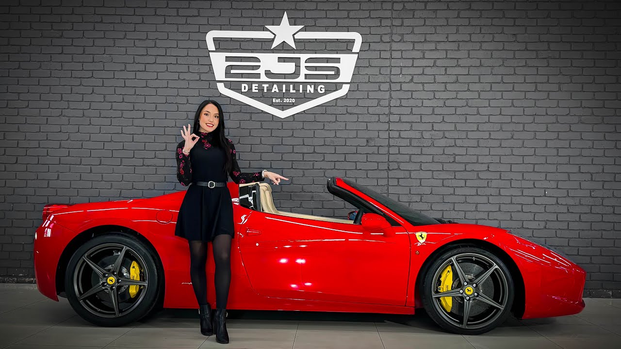 Ferrari 458 Spider в деталях возвращается к новому состоянию
