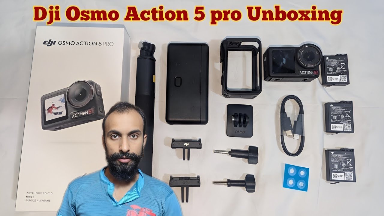 DJI Osmo Action 5 Pro Unboxing | Best Action Camera on Bike | Best Vlogging Camera 2025