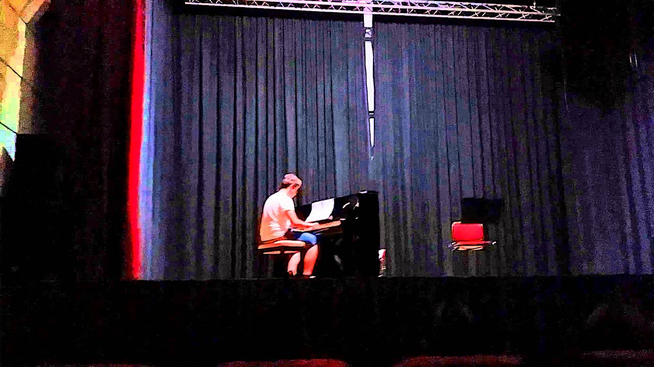 Audición de piano, escuela de música de Moraleja
