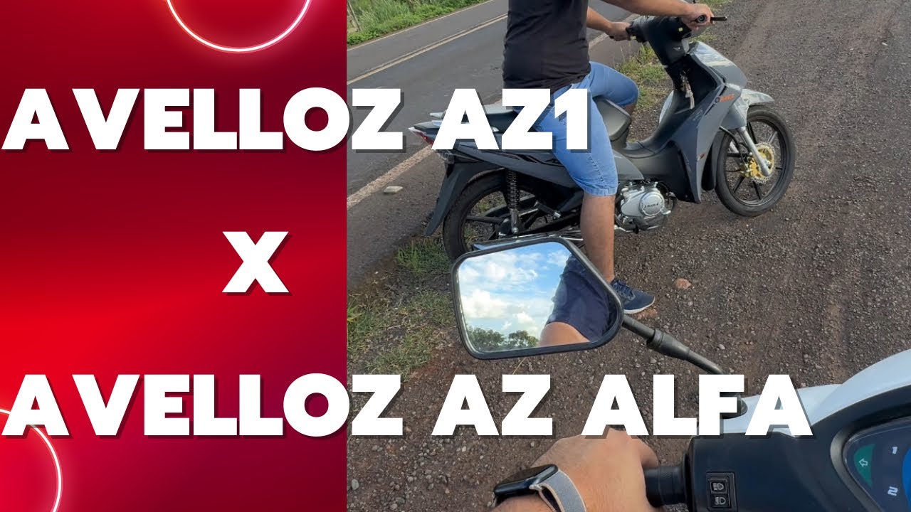 MAIS UM TESTE DE VELOCIDADE, AZ ALFA 125CC vs AZ1 50CC