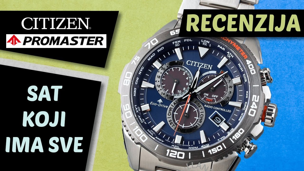 SAT KOJI IMA SVE! - Citizen Promaster Land CB5034-82L