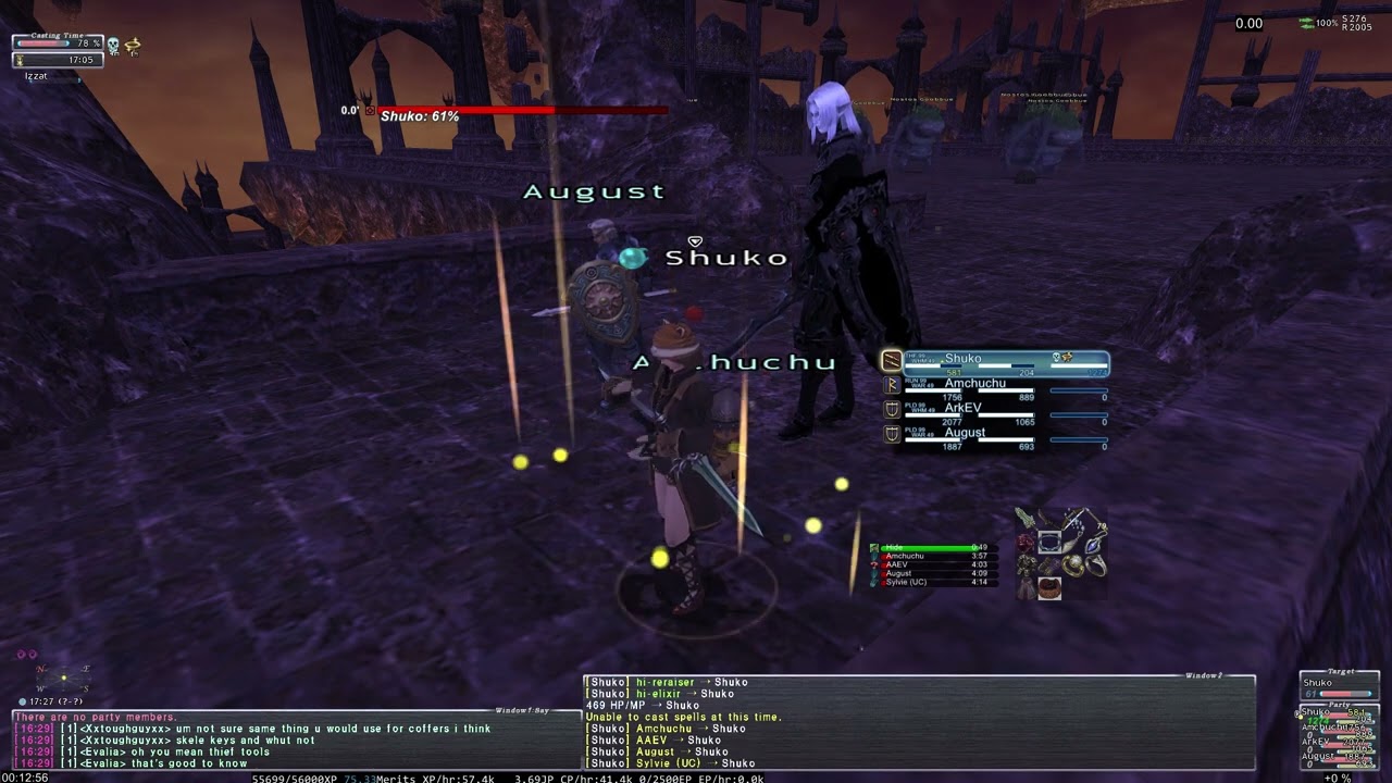 FFXI Shoal A Key Farm - Full Run