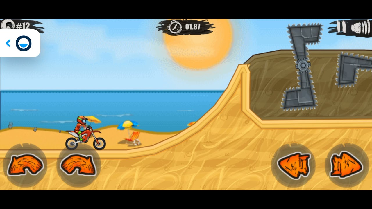 playing MOTO X3M in poki games 2