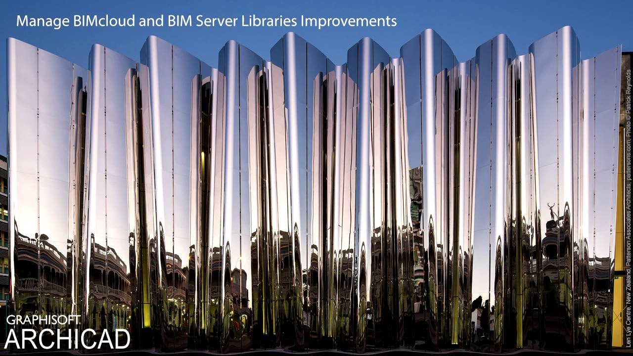 Manage BIMcloud-BIM Server Libraries Improvements