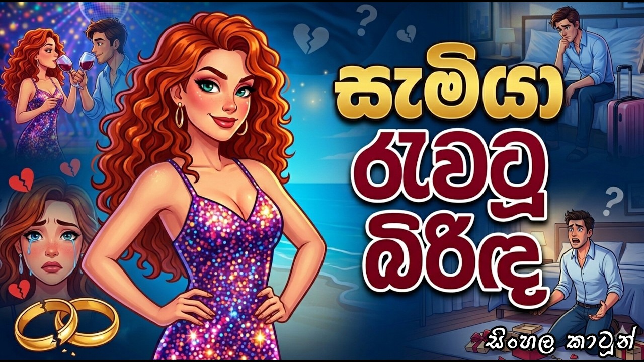 සැමියා රැවටූ බිරිඳකගේ කතාව 🔥🍷/ Sinhala Cartoon # sinhalacartoon #sinhalakatha