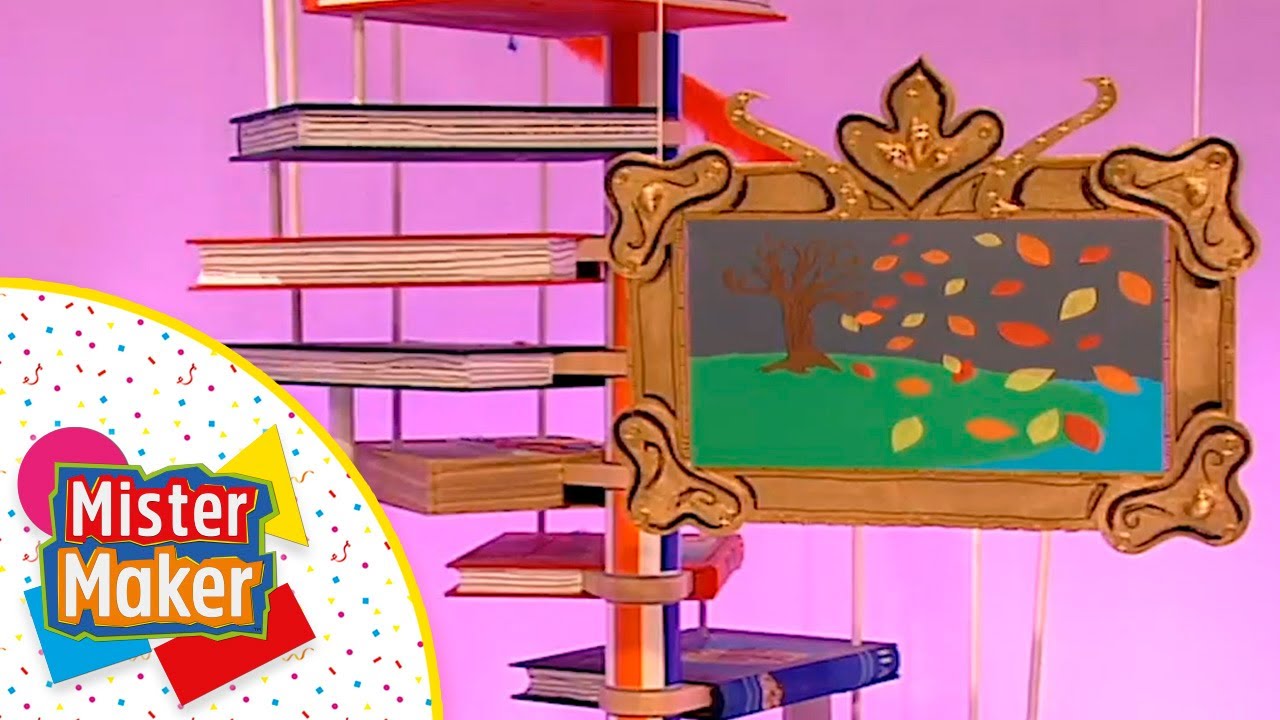 CUADRO de ÁRBOLES y HOJAS de otoño 🖼🌿 | MISTER MAKER en ESPAÑOL