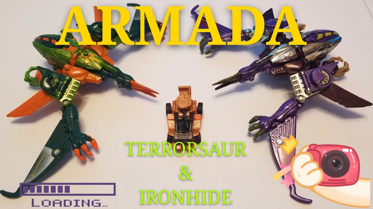 Transformers Review on the 2003 Armada Super Cons Terrorsaur & Ironhide!
