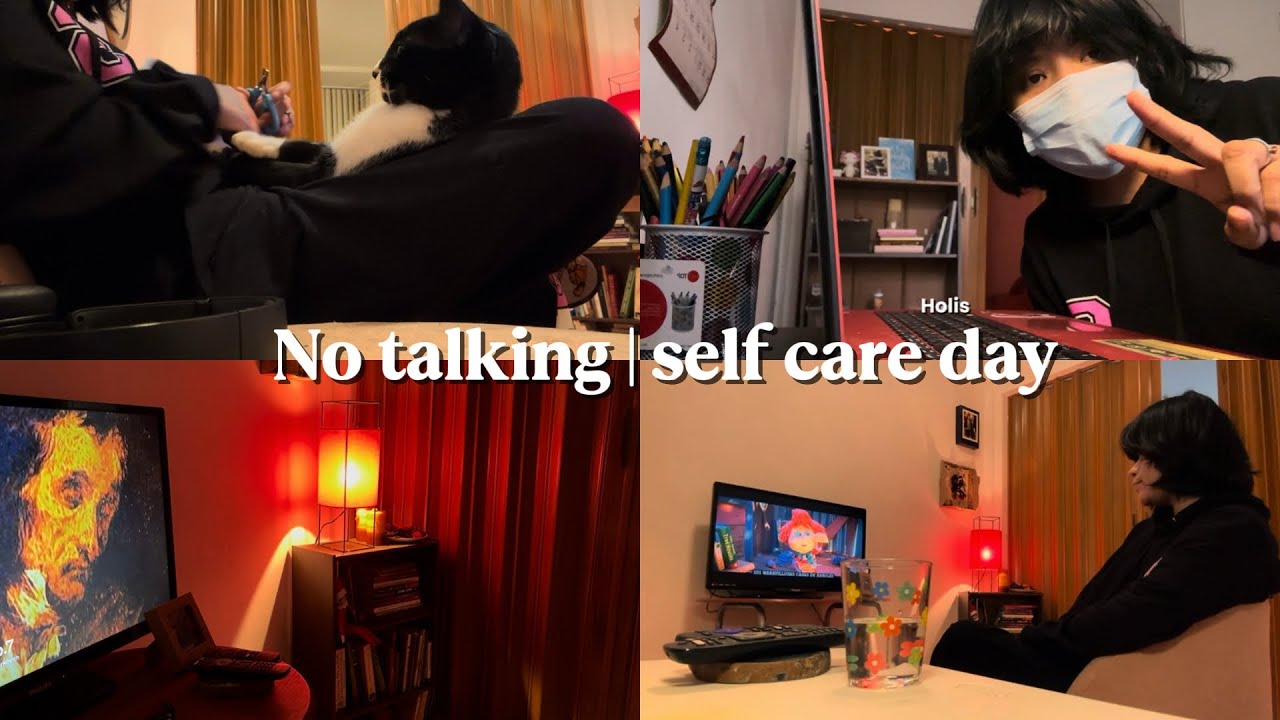 Vlog - Cuidándome mientras estoy enferma | Healing Day 🤍 No Talking ASMR