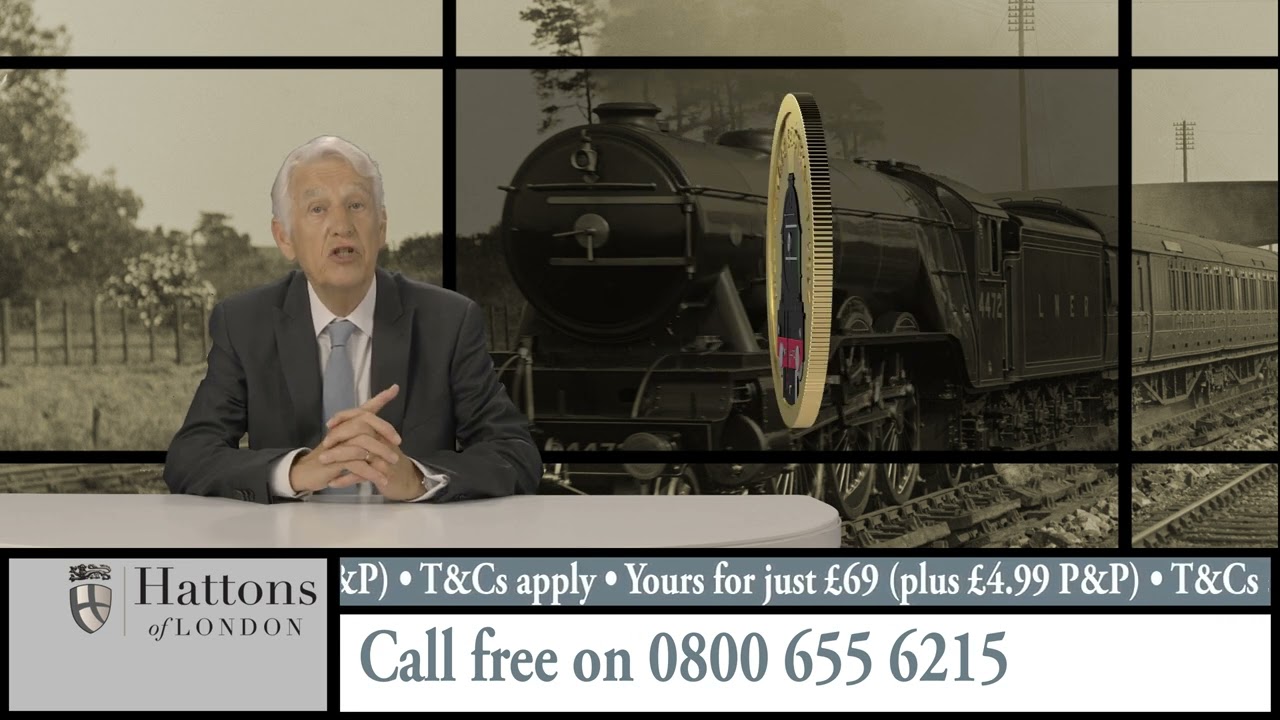 The 2024 Centenary of Flying Scotsman 4472 Gold One Eighth Sovereign TV Ad