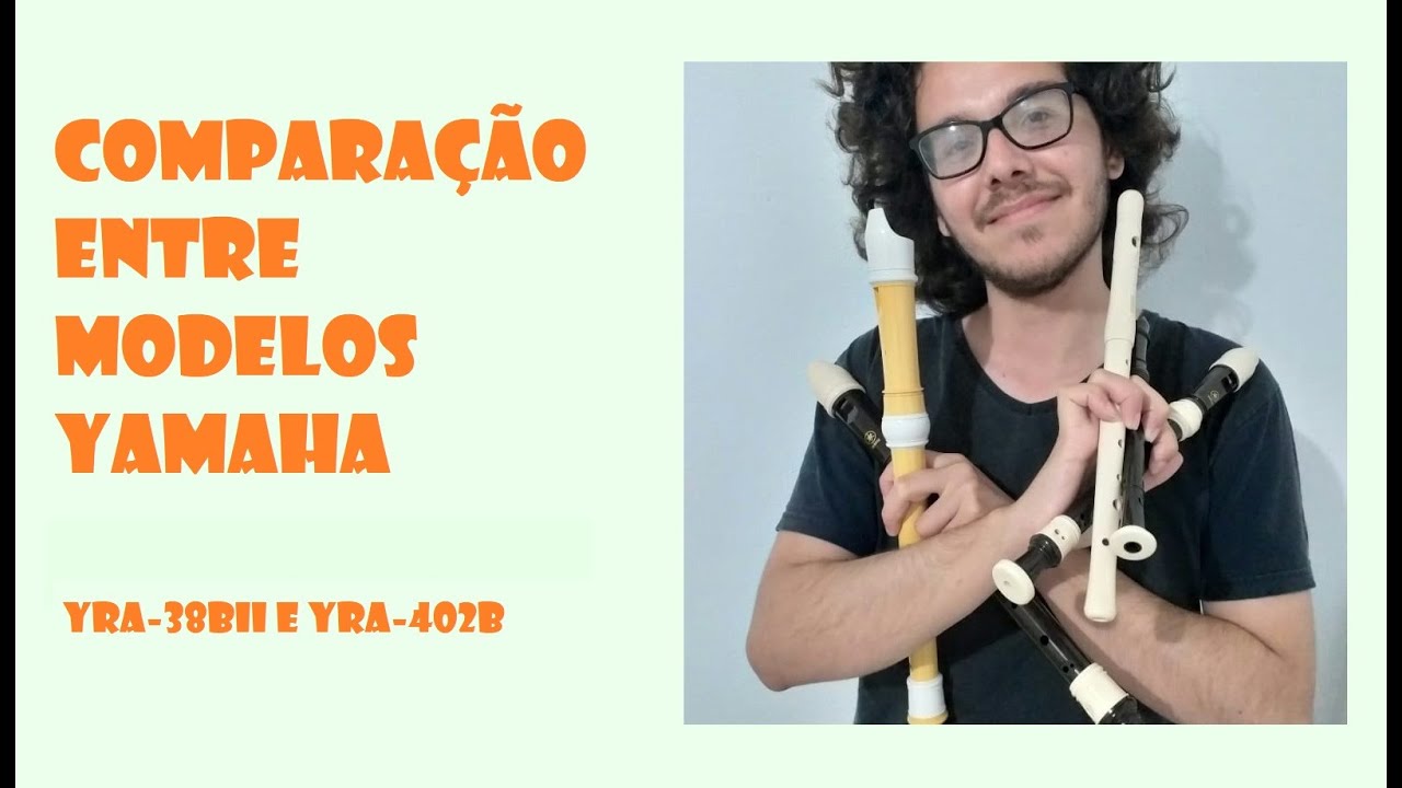 Review - flautas doces contralto Yamaha YRA-38BII e YRA-402B - por Igor Flautista