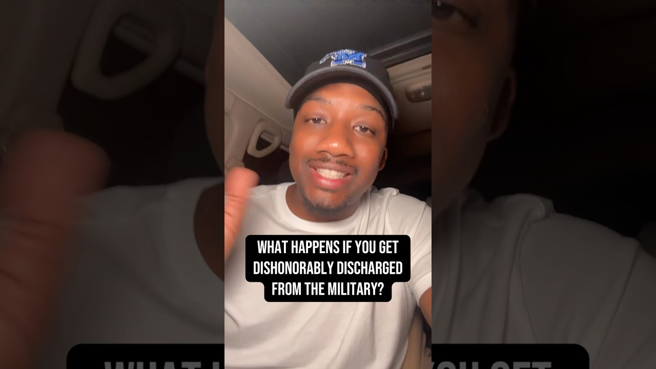 What happens if you get a dishonorable discharge from the military? #military #fyp #discharge