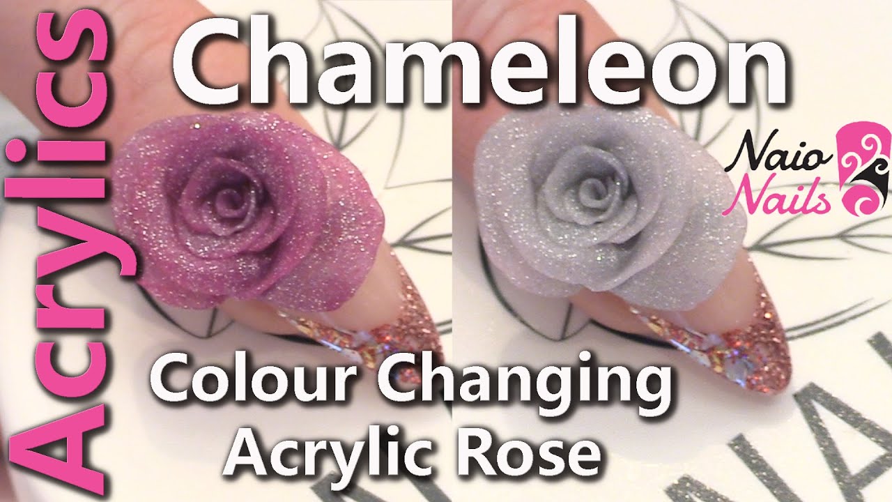 Chameleon Acrylic- Colour Changing Acrylic Rose