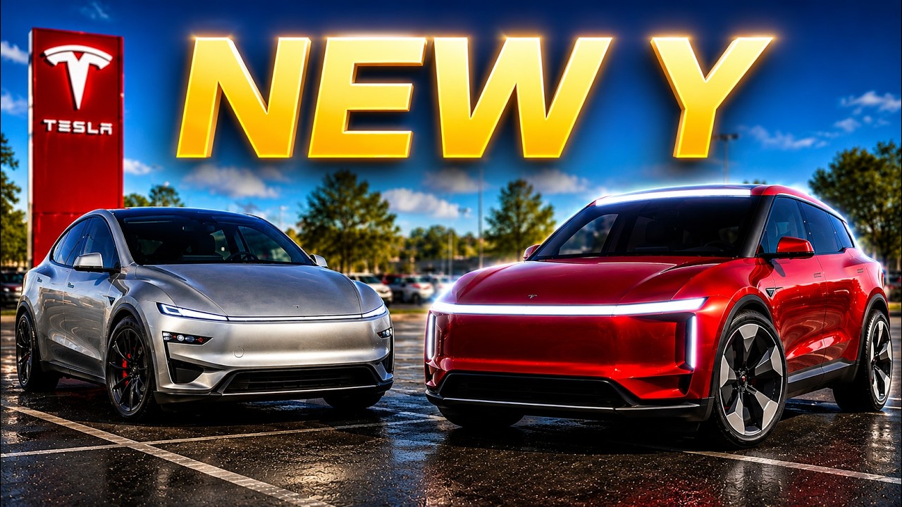 Tesla ver&ouml;ffentlicht ENDLICH das neue Model Y Refresh!