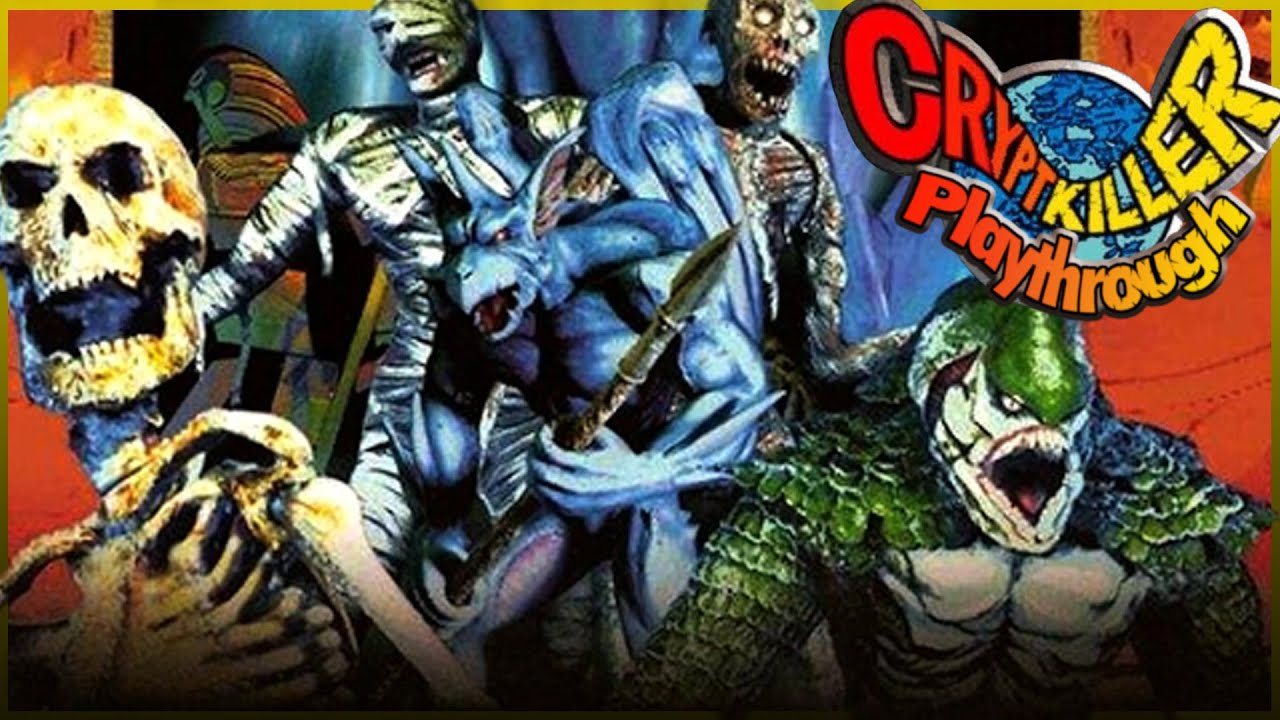 Crypt Killer (Arcade) - Solo Playthrough - No Commentary