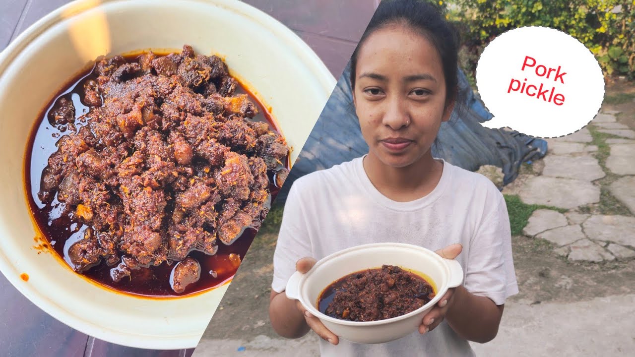 Naga Style Pork Pickle Recipe| Simple and easy to make