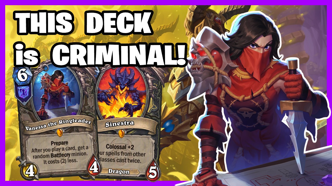 NO ONE is Prepared For Vanessa Rogue! Hearthstone Rogue Deck