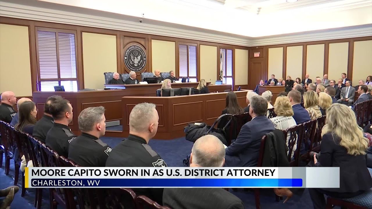 Moore Capito sworn in as U.S. Attorney for the Southern District of West Virginia