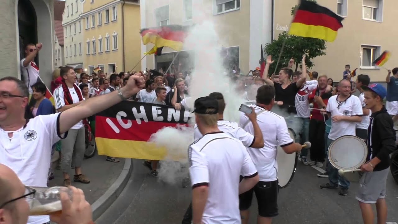 So feiert Ichenhausen den Viertelfinalsieg 2014