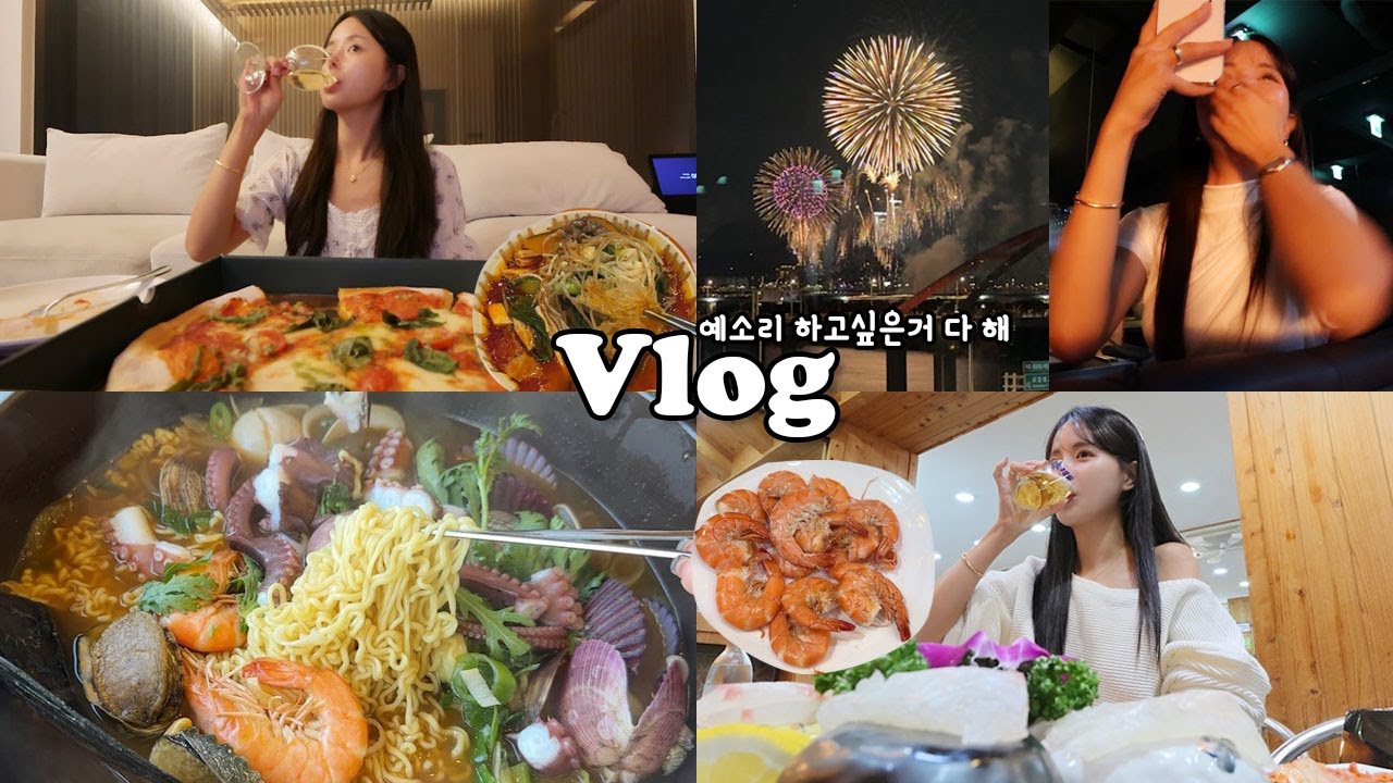 [먹방vlog] 아무리 추워져도 소맥은 포기 못해  _ 가보정+해물라면+여의도 불꽃축제+대하구이+마라탕 혼술+혼캉스+평양냉면