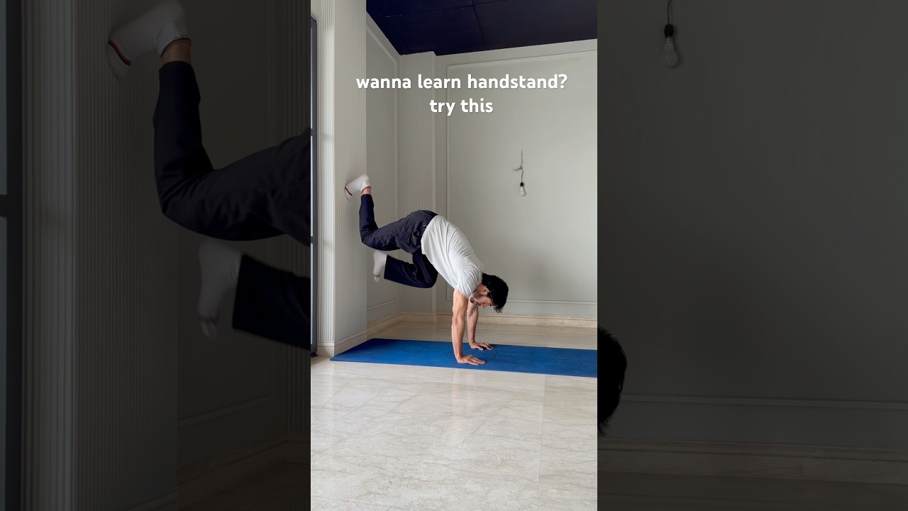 How to do Handstand Tutorial 😨|Calisthenics for beginner #calisthenics #shorts #handstand #tutorial