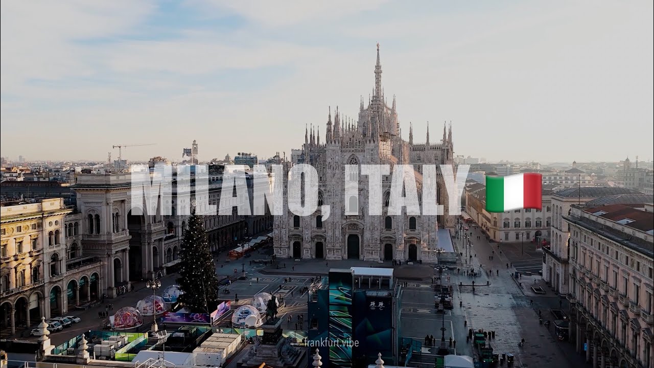 Milan, Italy from the sky