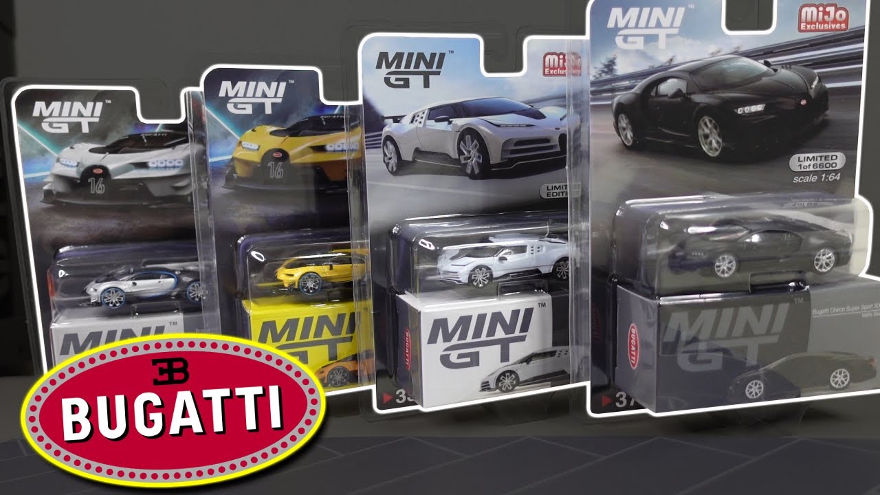 Abramos puro Bugatti, VISION GT, CHIRON Y CENTODIECI de Mini GT ✨️