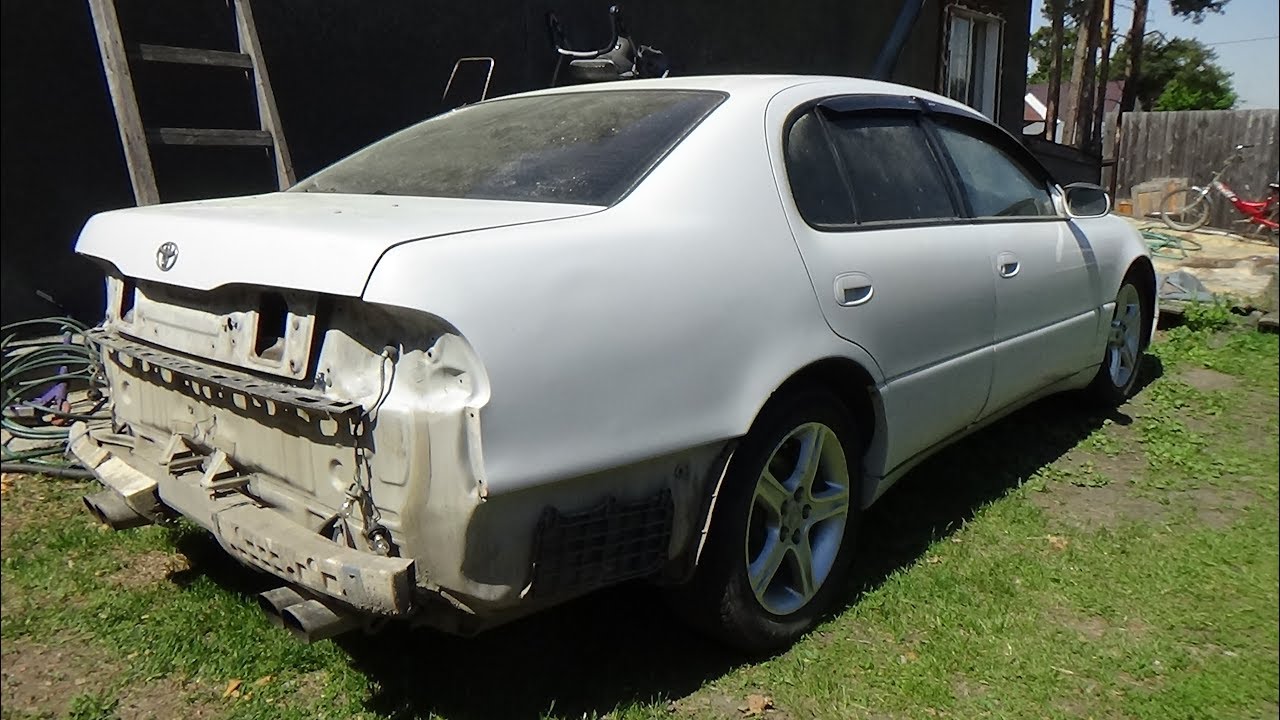 Тойота Аристо (Toyota Aristo) ,покраска ч. №2 разборка.