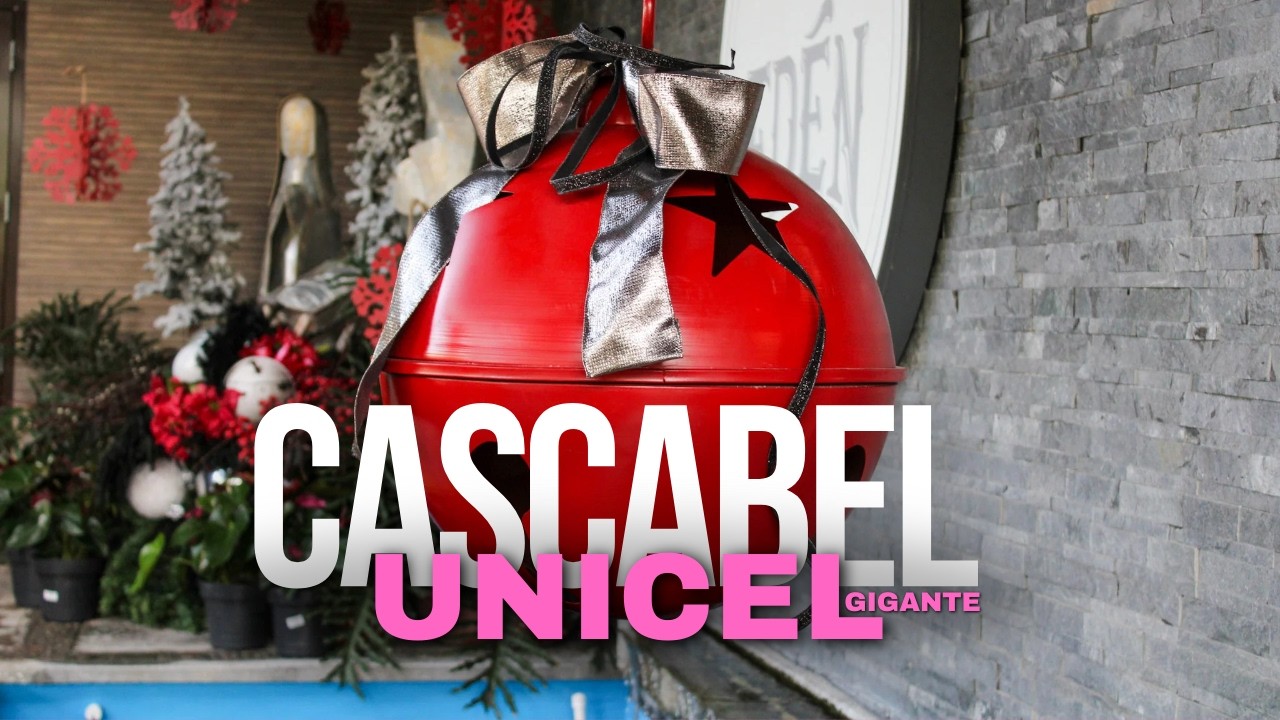 Cascabel Gigante de Unicel - ¡Sorprende a tus visitas esta navidad! #manualidadesnavideñas