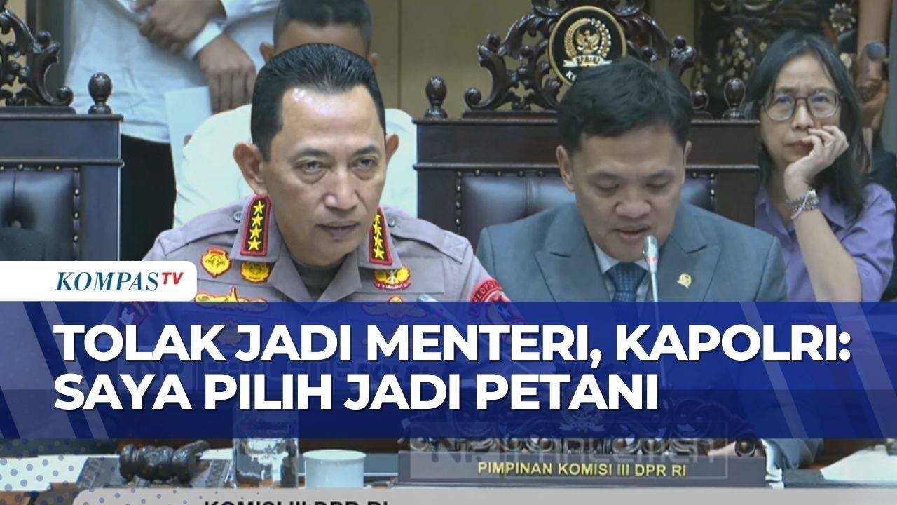 Kapolri Jenderal Listyo Lebih Pilih Jadi Petani daripada Jadi Menteri Kepolisian, Ini Alasannya!