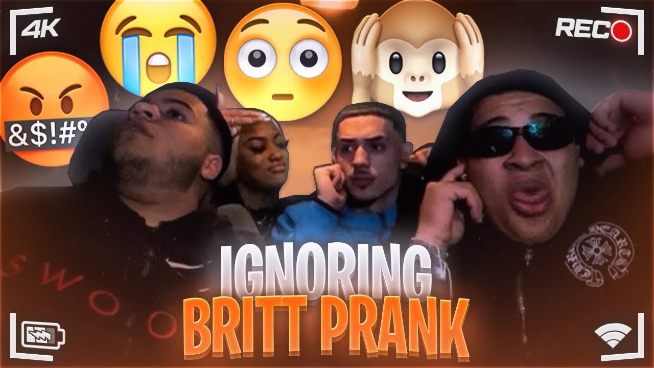 IGNORING BRITTANY PRANK WITH DBANDS AND AJSOWAVEYYY *SHE GETS MAD*| #GET2ITGANG