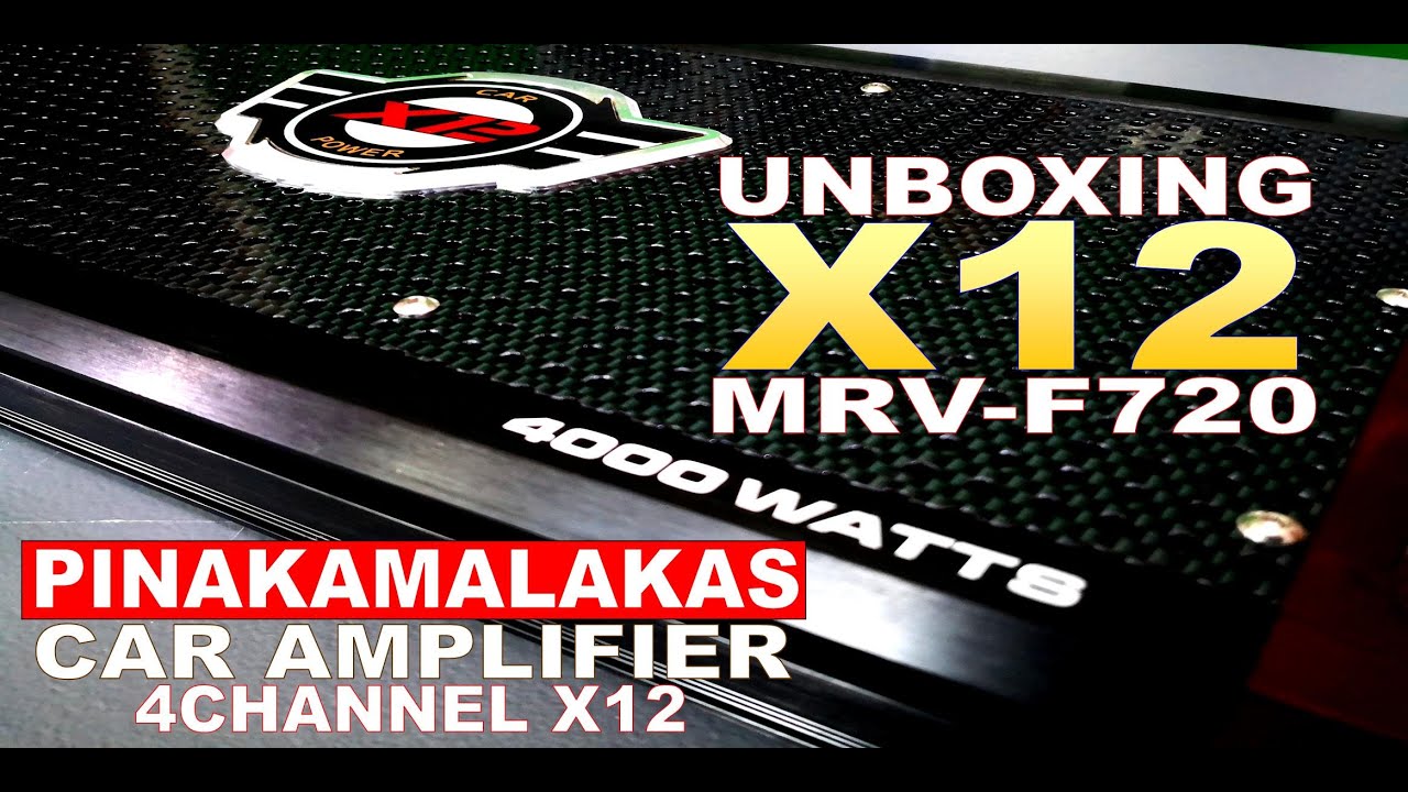 X12 MRV F720 UNBOXING & TESTING IN 3 CHANNEL MODE - PINAKA MALAKAS NA 4 CHANNEL NG X12 - SULIT KAYA?