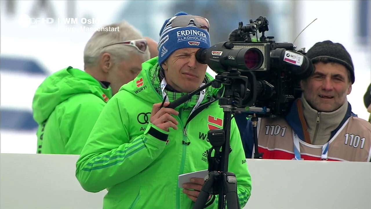 Männer 15 km Massenstart Biathlon WM Oslo 2016 /HD