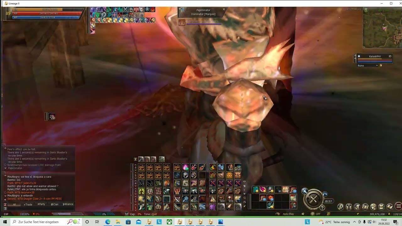 Lineage 2 Exilium RedlEnemys VS Papiminator Duelist X Dominator 2-0