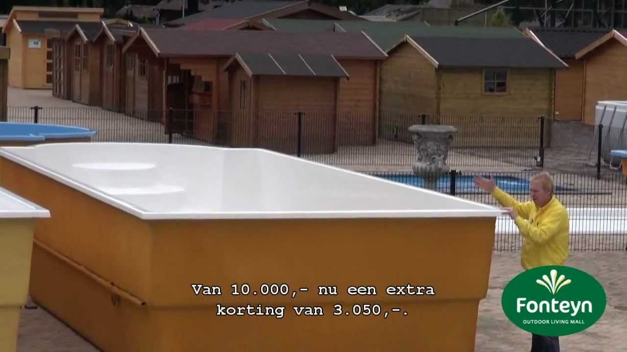 Grootste aanbod polyester zwembaden | Fonteyn