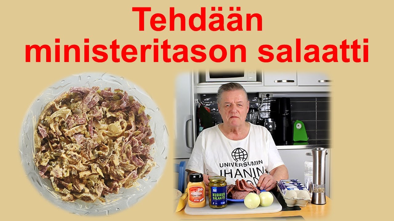 Tehdään ministeritason salaatti
