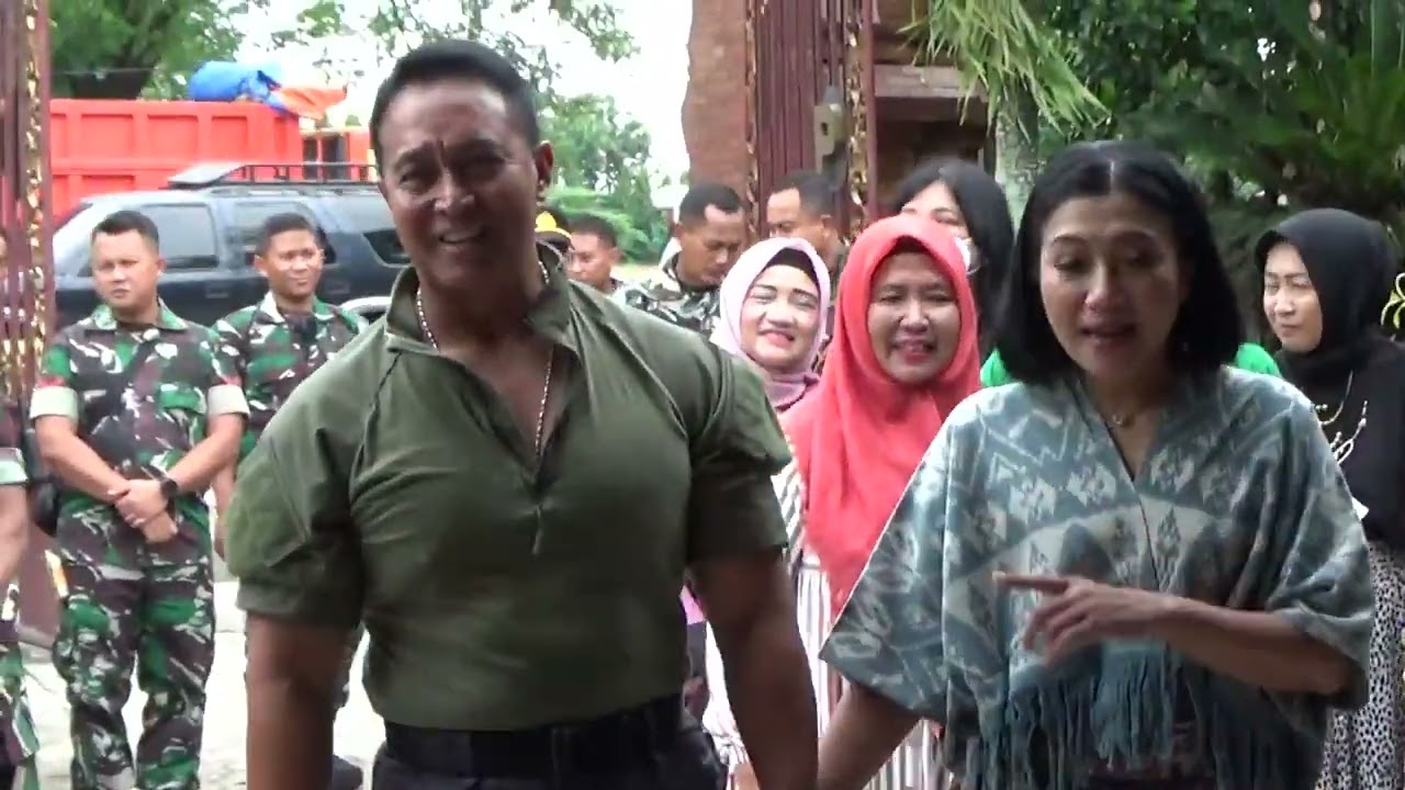 Jenderal TNI Andika Perkasa (Mantan Panglima TNI) berkunjung ke Kota Onde-Onde Wilayah Korem 082