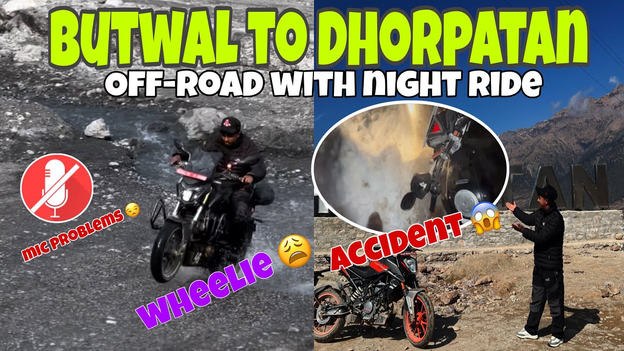 Dhorpatan ma Hiu ma bike chiplera paltiyo 😩 Butwal to Dhorpatan (balla balla bachiyo guys 🥺)