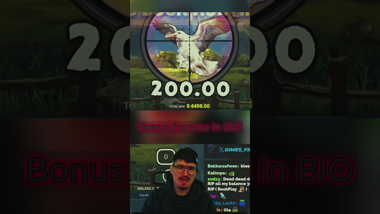 WOW! BIG WIN in DUCK HUNTERS BONUS in BIO!