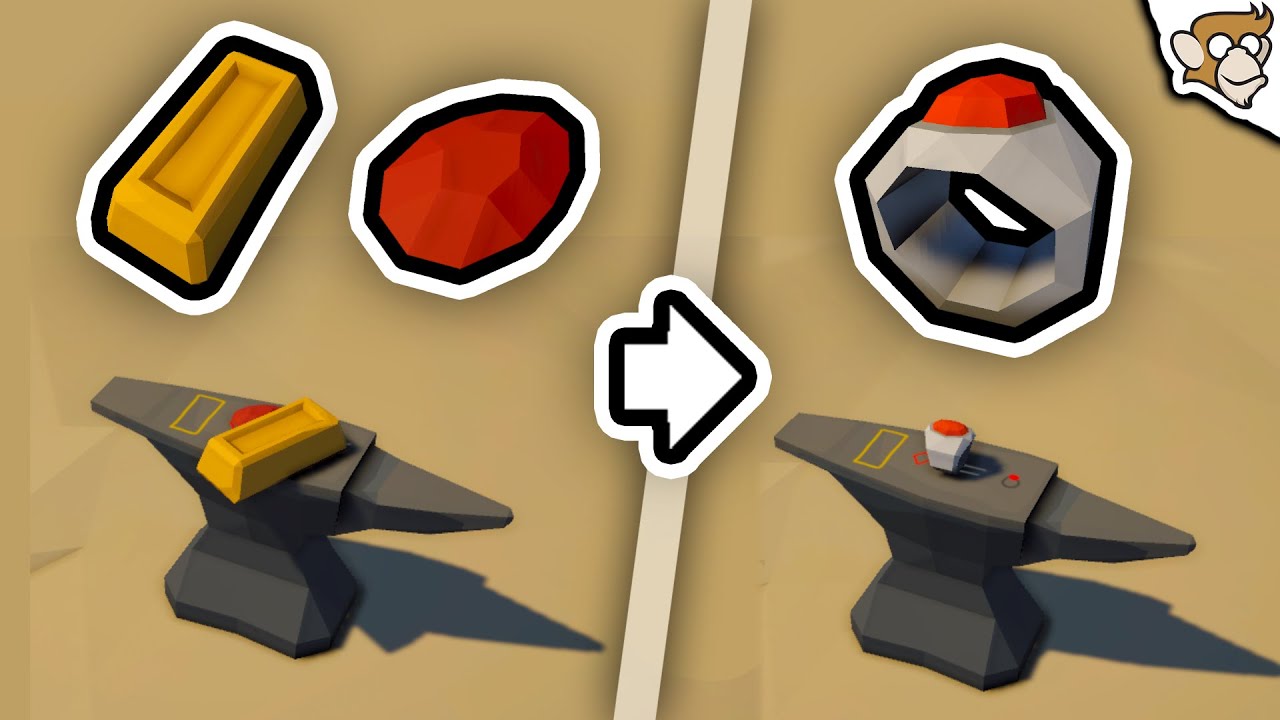 Awesome UNIQUE Crafting System! (Max Immersion, No Inventory, Hydroneer, Unity Tutorial)