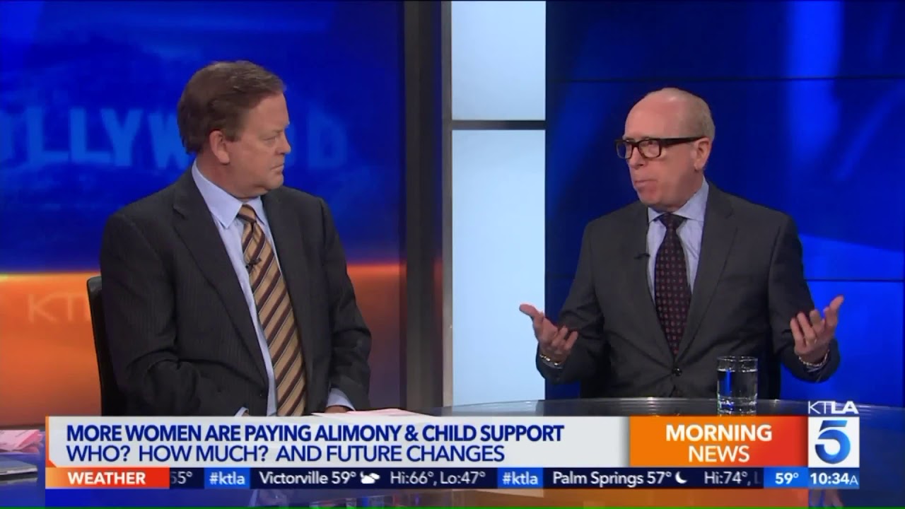 The Rise of Women Paying Alimony & Child Support. Peter M. Walzer Explains on KTLA 5 News