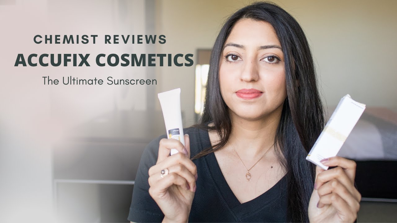 Chemist Reviews Accufix Cosmetics Ultimate Sunscreen | Pakistani Brand
