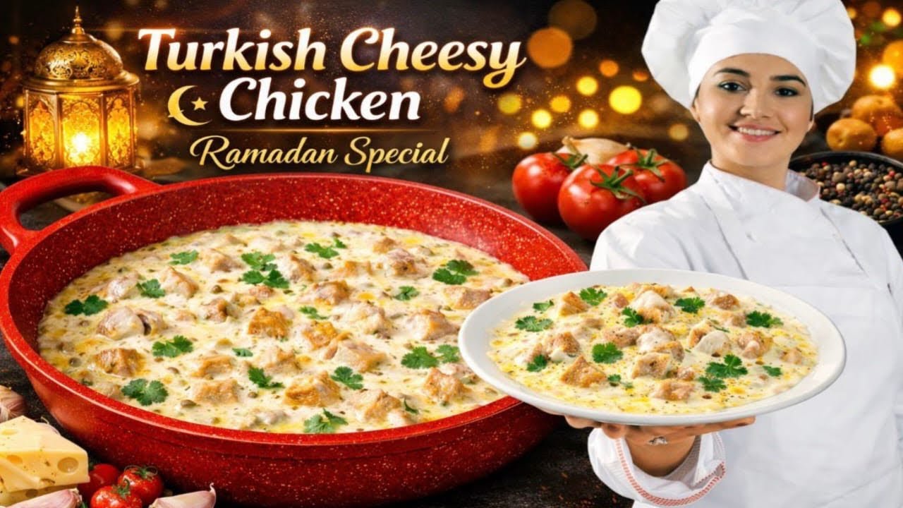 Ramadan Special 🧀 Turkish Cheesy Chicken Recipe | Quick Iftar Meal