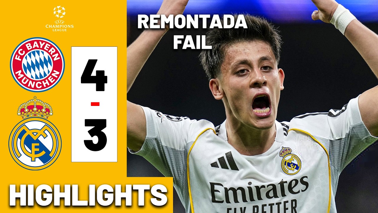 REMONTADA? Bayern Munich VS Real Madrid  2-3 HIGHLIGHTS All Goals Champions League 25/26