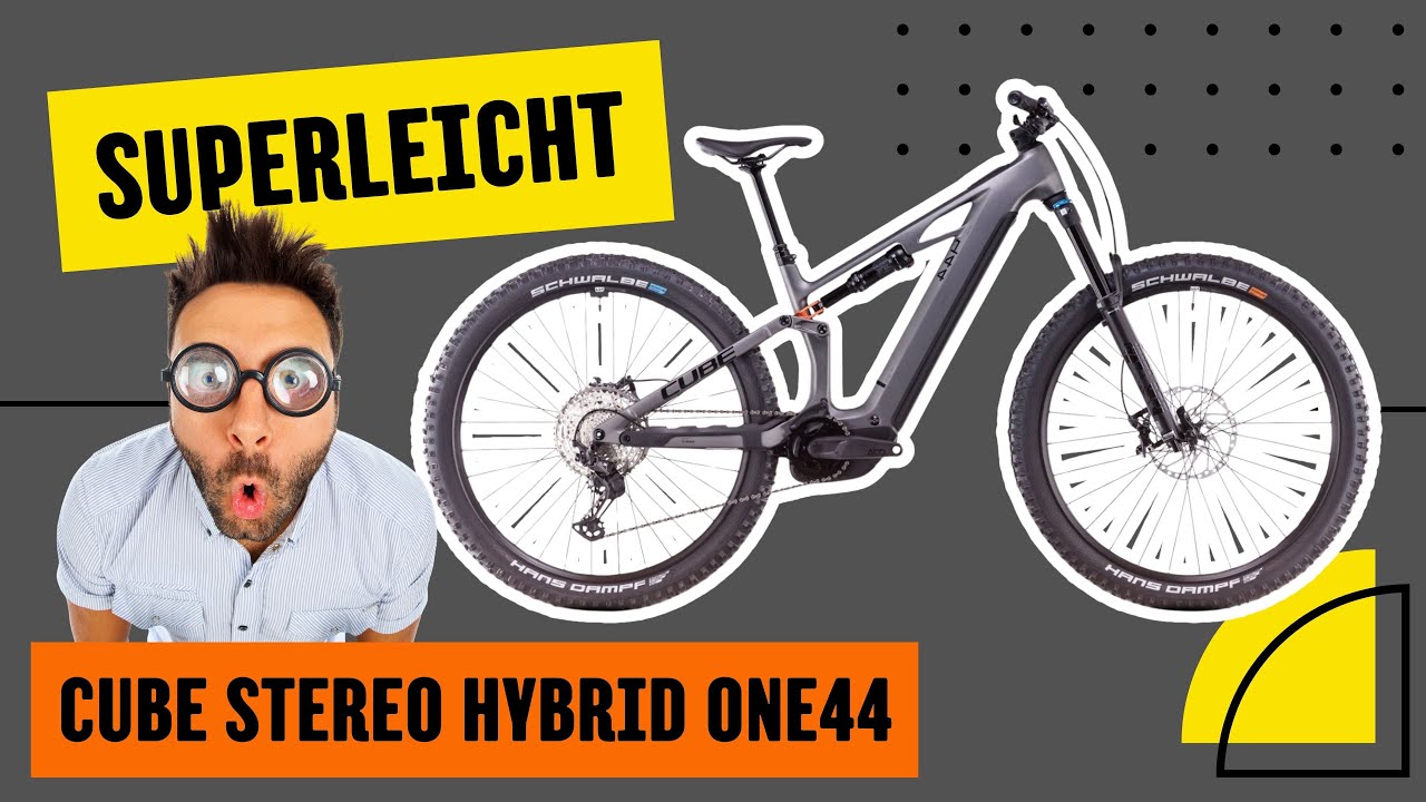 E-Bike Fully 2026: Cube Stereo Hybrid ONE44 HPC SLX 800 – pure Power auf dem Trail!