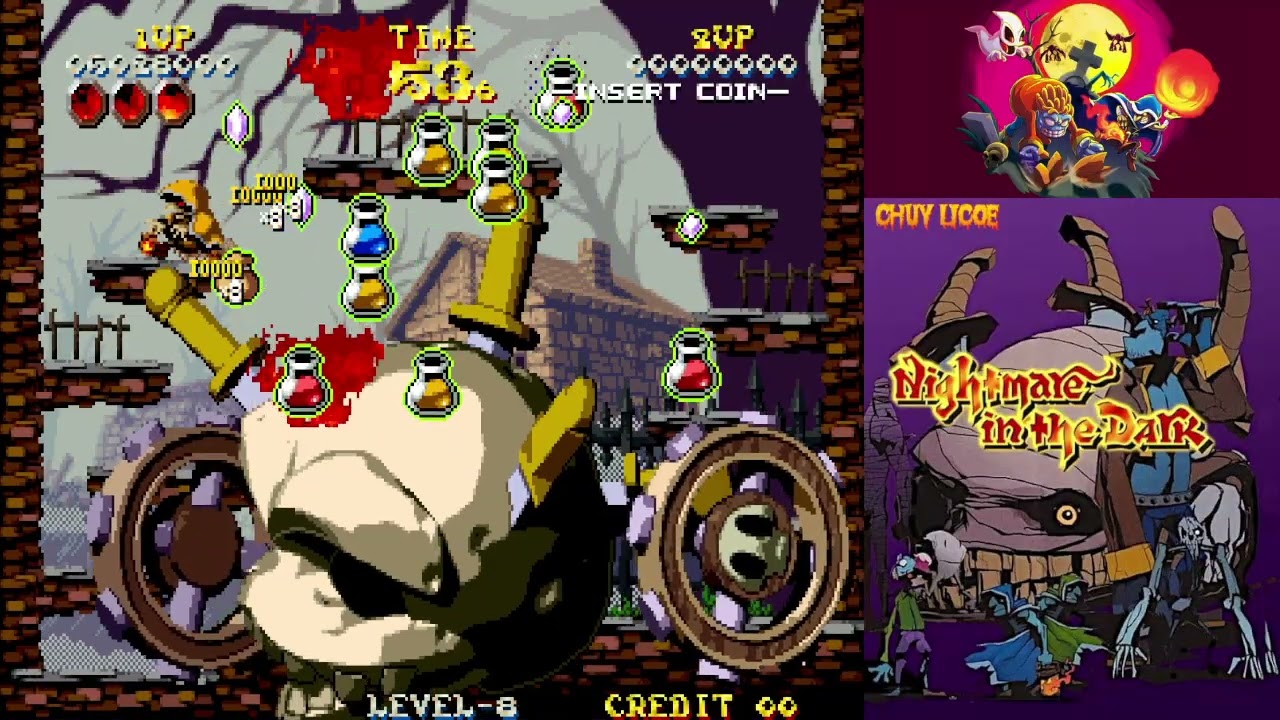 Nightmare In The Dark (Arcade)- Level 8 1CC